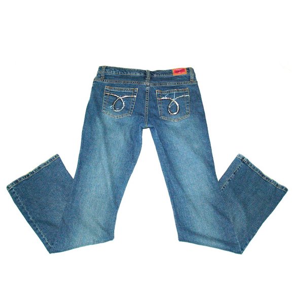 Tyte Jeans Vintage Inspired - Style# 17560UAJ - Women's Flared Blue Denim 31x32 - Picture 7 of 12